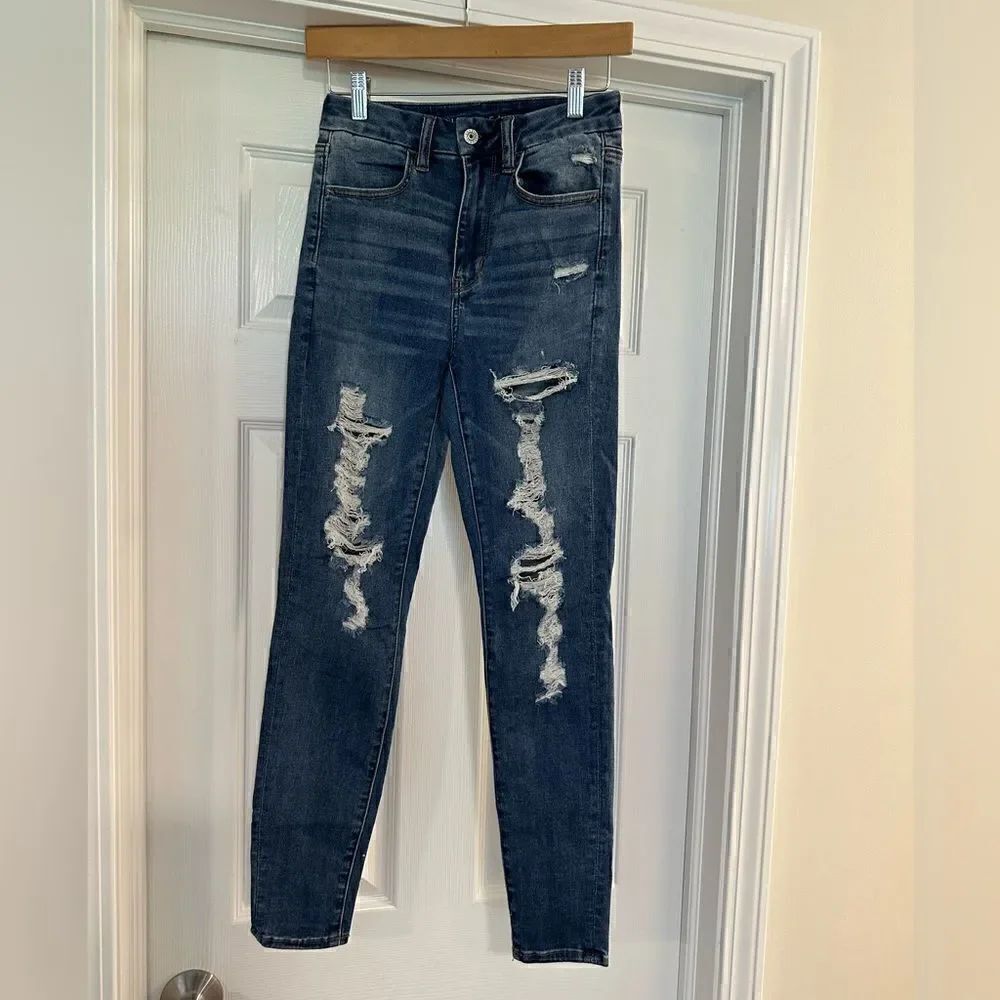 American Eagle Curvy Super High Rise Jegging | Size 2 short
